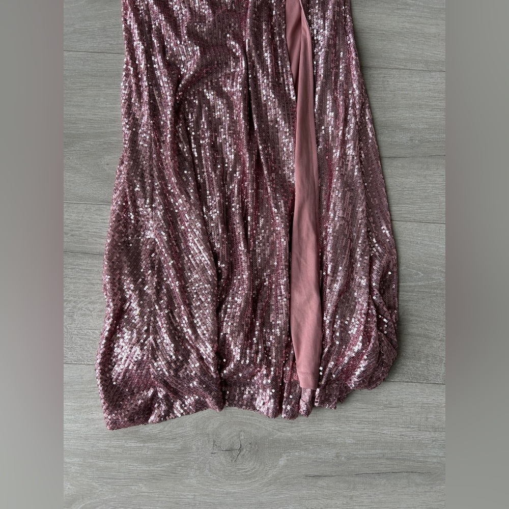 Boubou sequin pink maxi dress - Picture 9 of 10